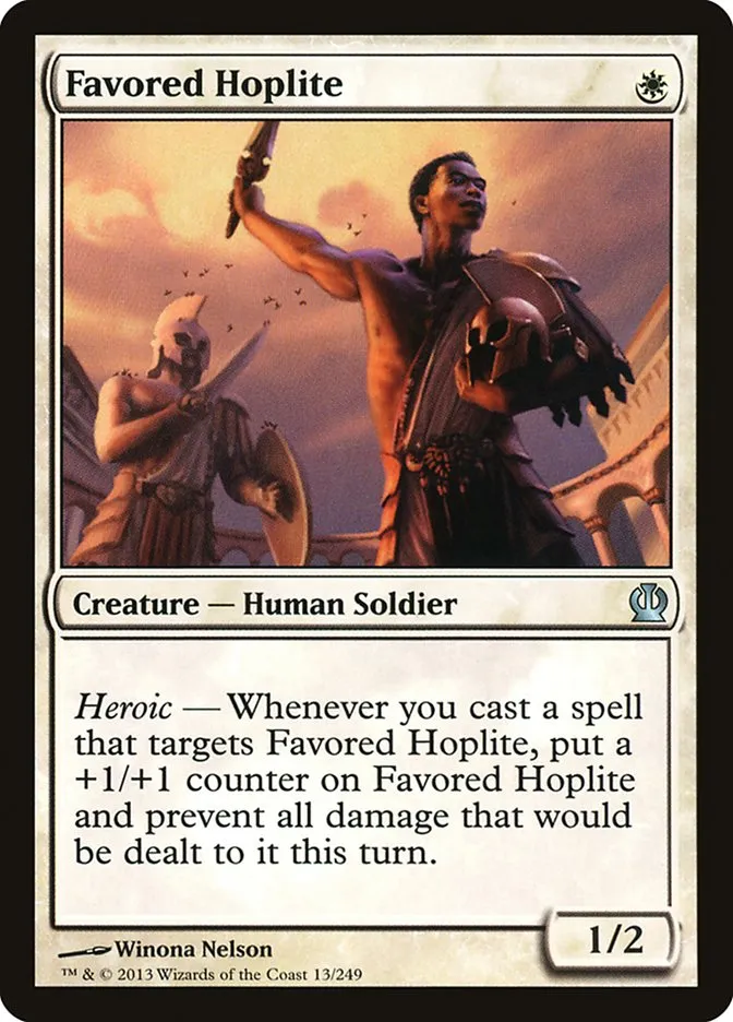 Favored Hoplite Front Face