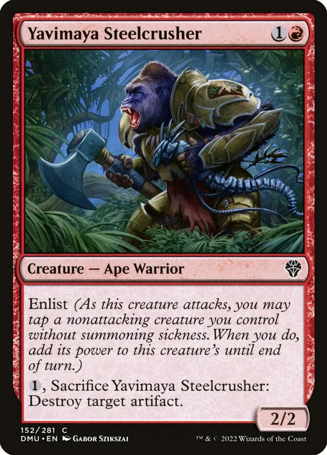 Yavimaya Steelcrusher Front Face