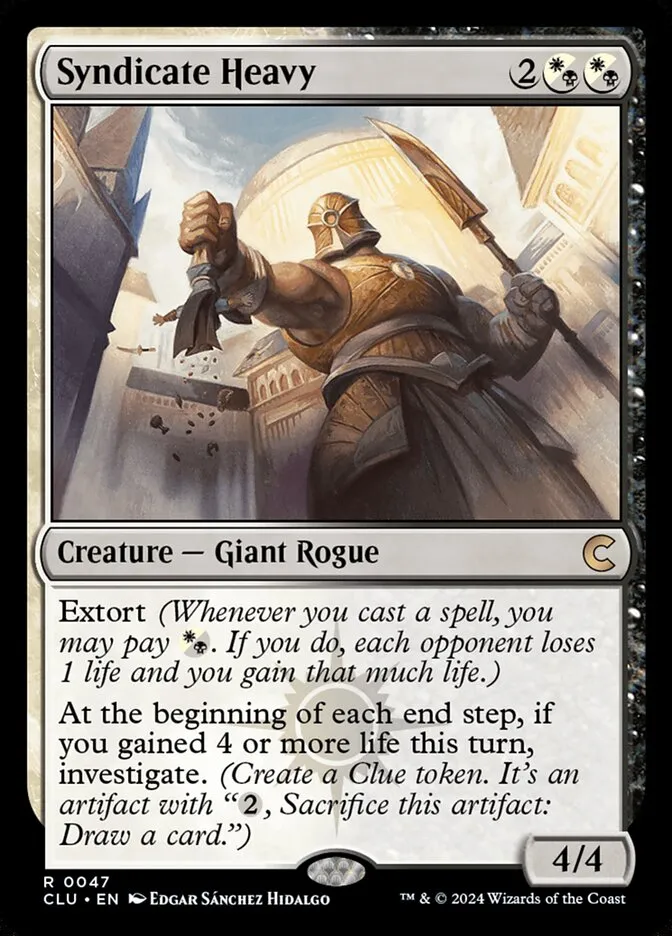 Syndicate Heavy Front Face