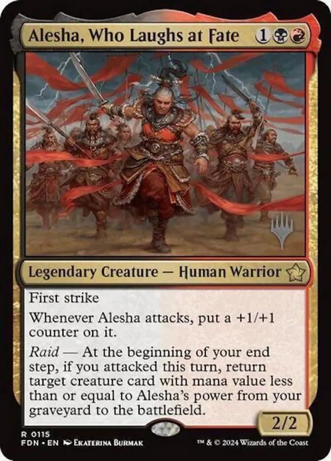 Alesha, Who Laughs at Fate Front Face