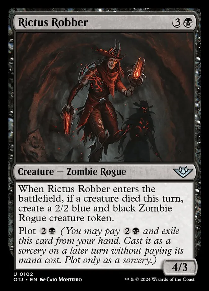 Rictus Robber Front Face