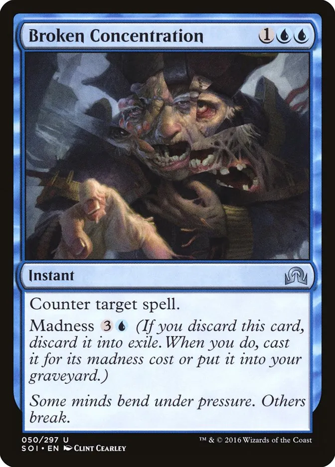 Broken Concentration Front Face