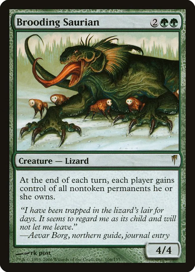Brooding Saurian Front Face