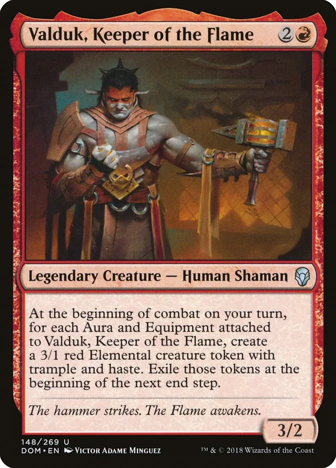 Valduk, Keeper of the Flame Front Face