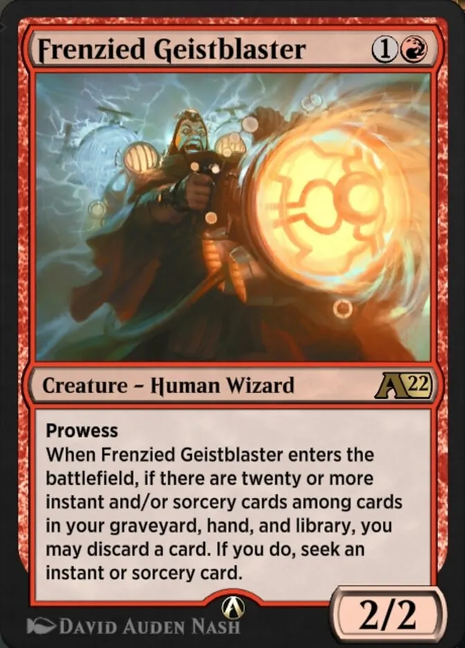 Frenzied Geistblaster Front Face