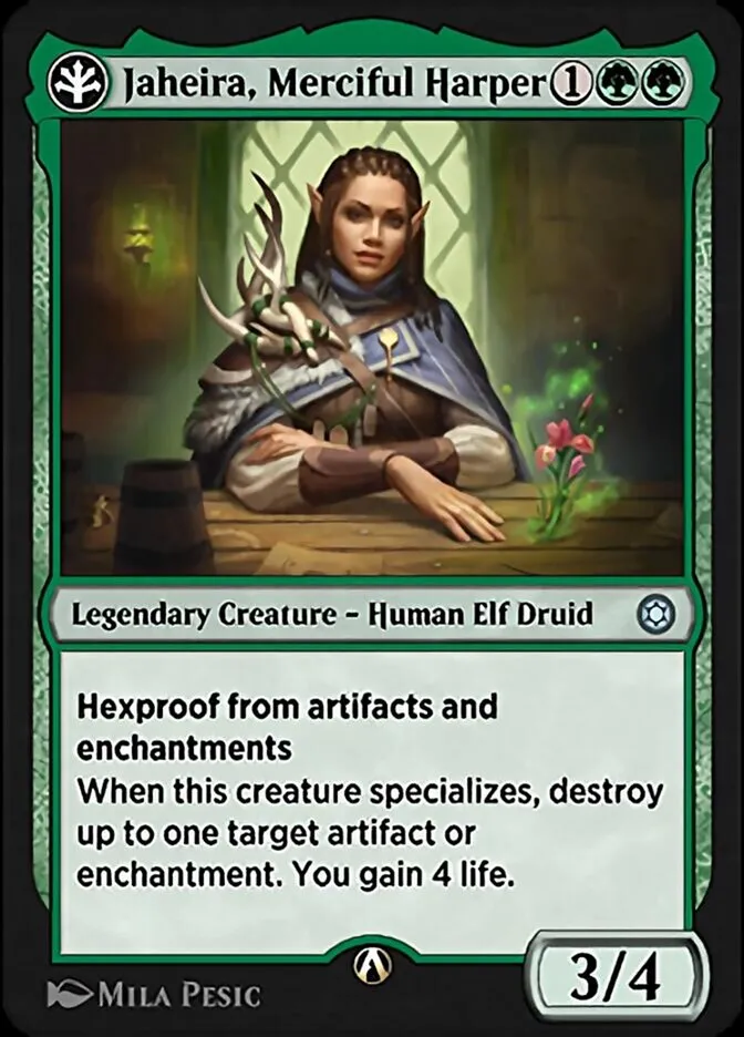 Jaheira, Merciful Harper Front Face