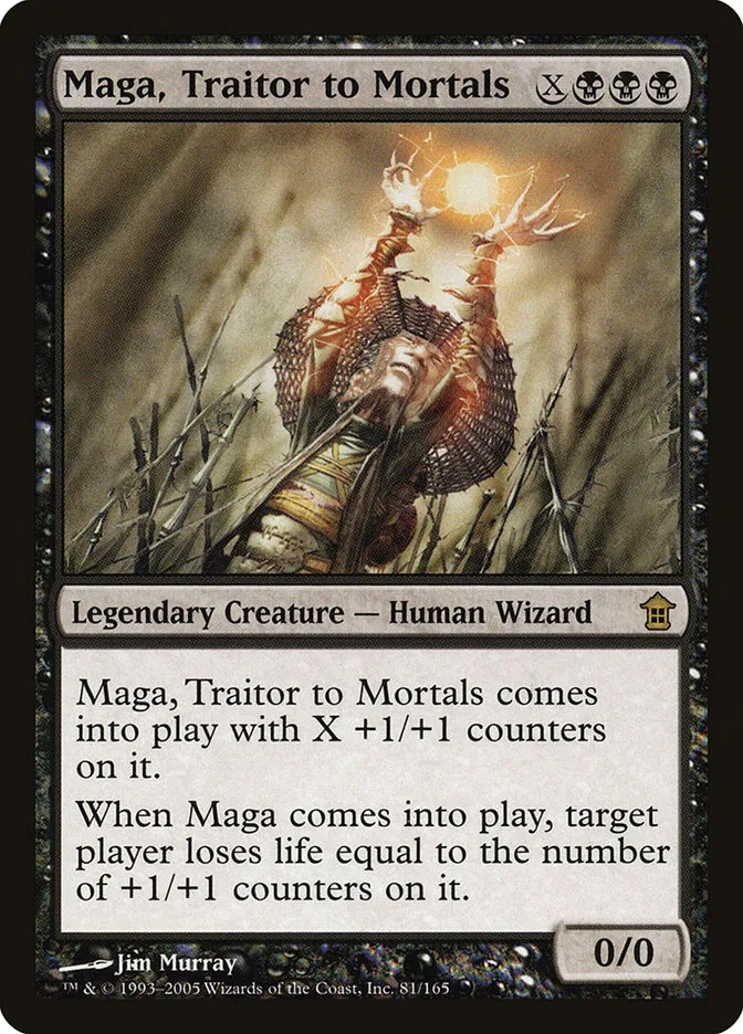 Maga, Traitor to Mortals Front Face