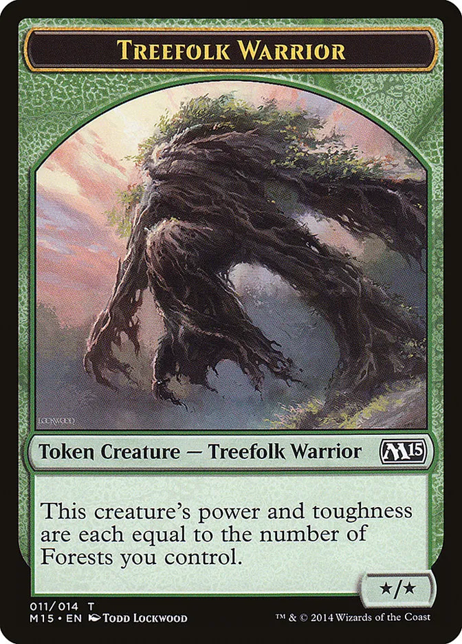 Treefolk Warrior Front Face