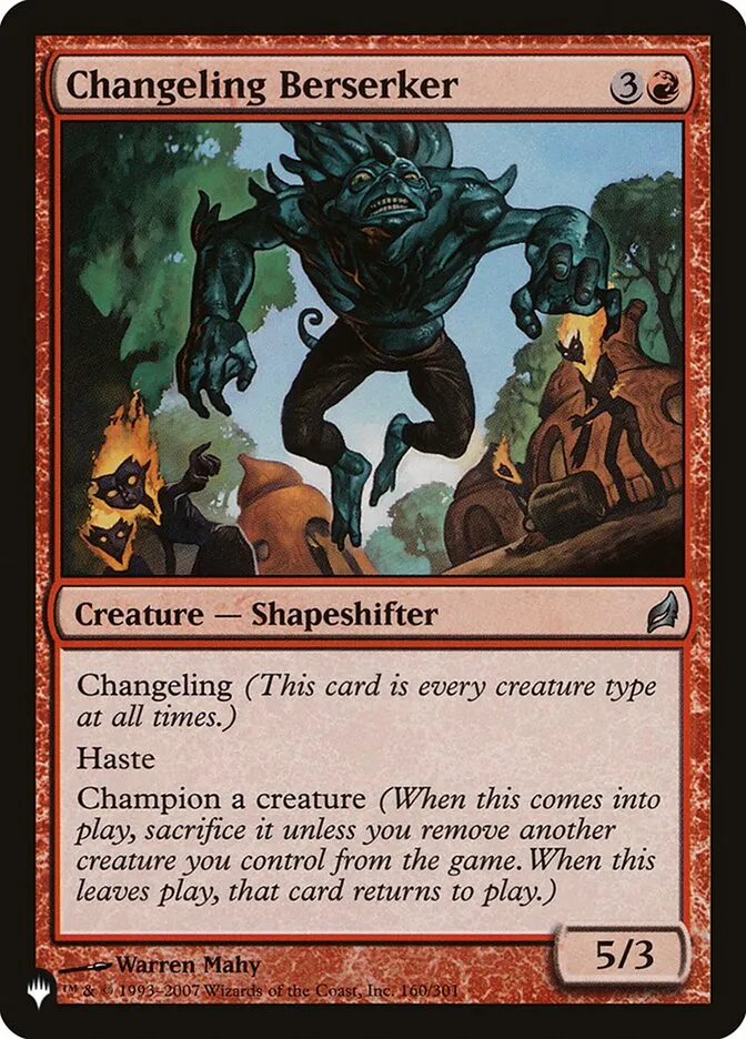 Changeling Berserker Front Face