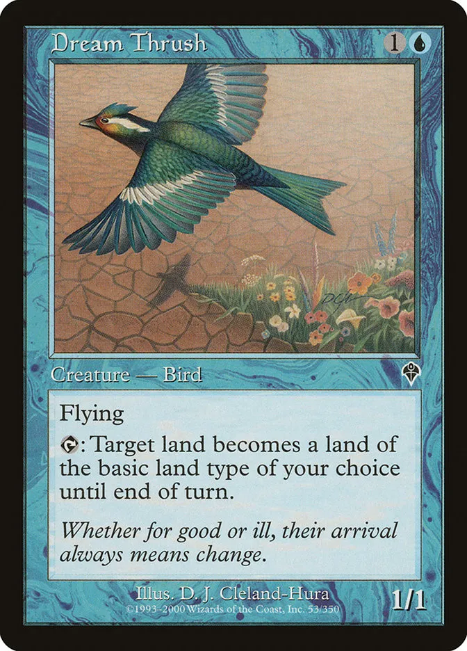 Dream Thrush Front Face