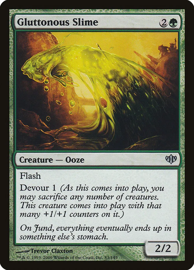 Gluttonous Slime Front Face