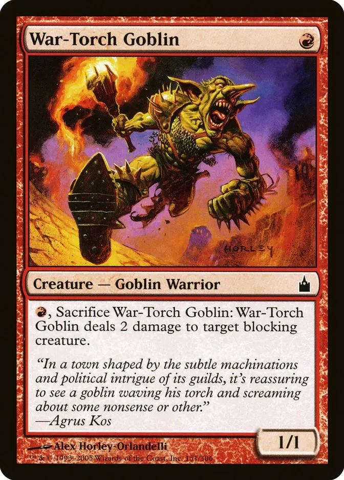War-Torch Goblin Front Face