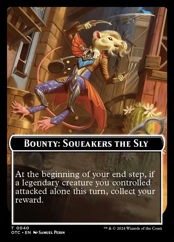 Bounty: Squeakers the Sly // Wanted! Front Face