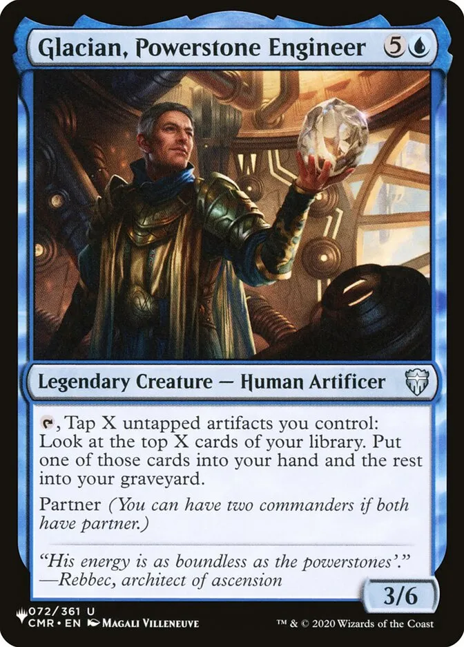Glacian, Powerstone Engineer Front Face