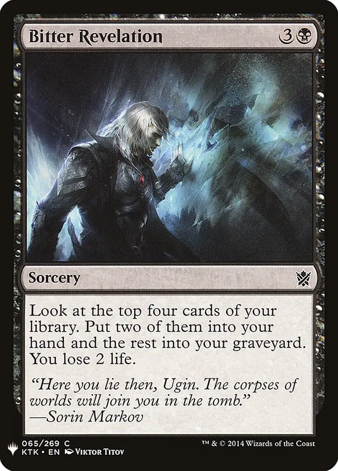 Bitter Revelation Front Face