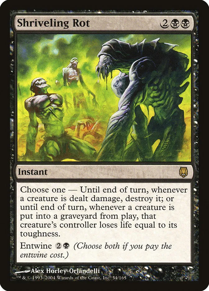 Shriveling Rot Front Face
