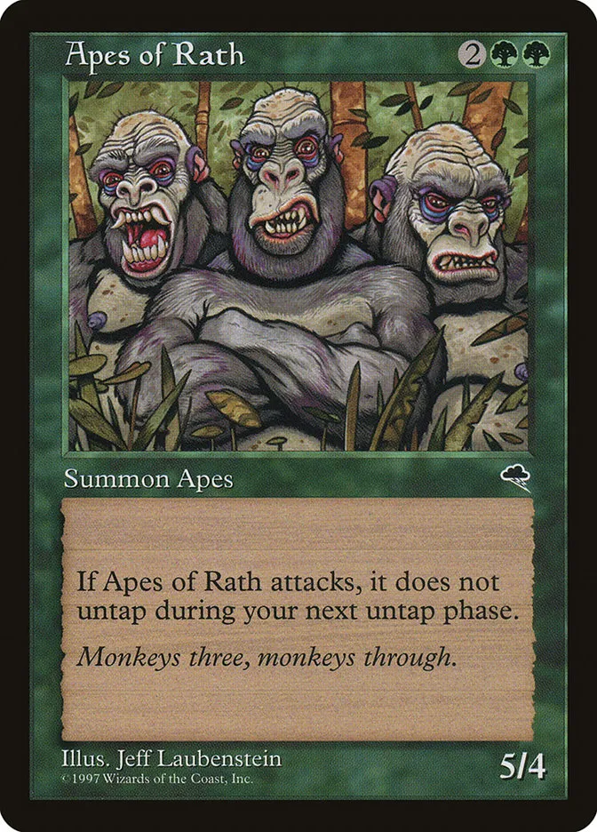 Apes of Rath Front Face