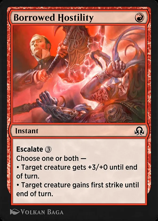 Borrowed Hostility Front Face