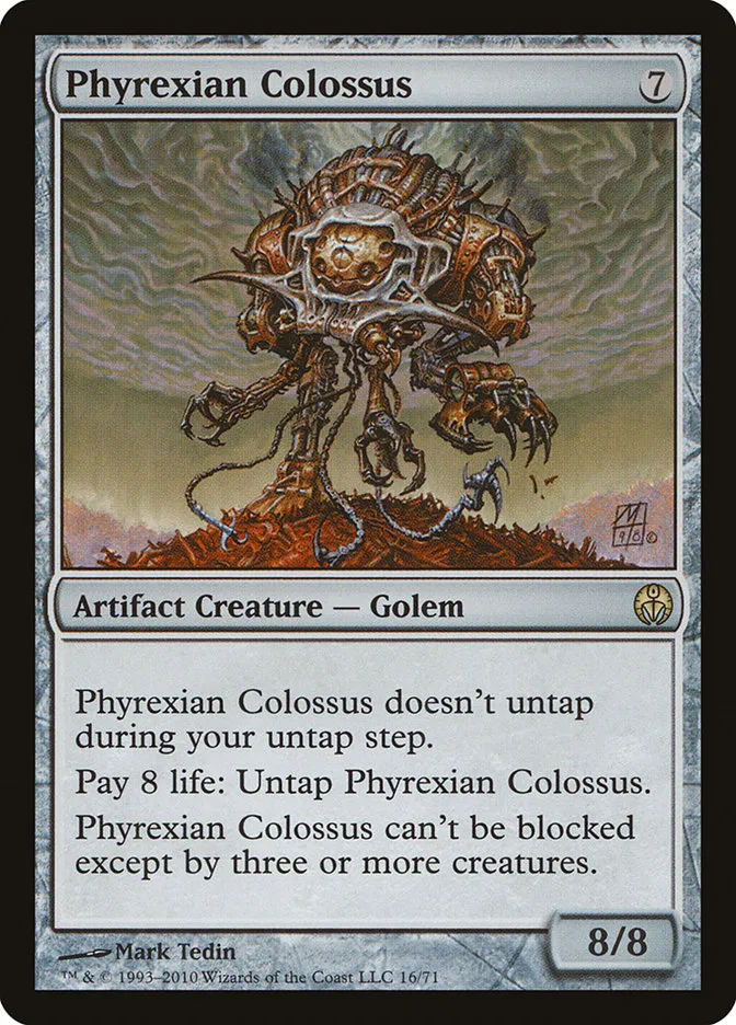 Phyrexian Colossus Front Face