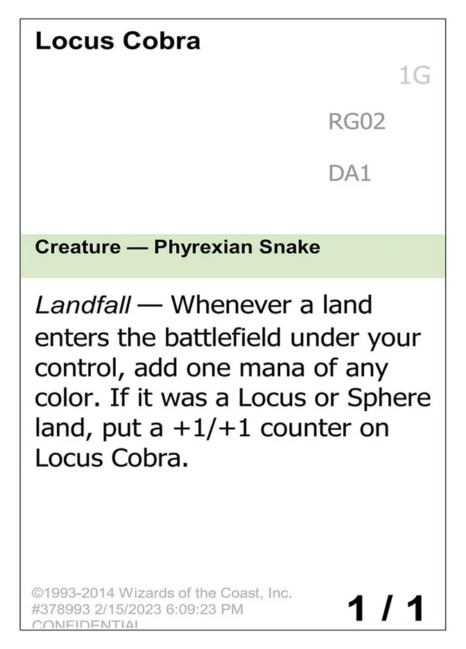 Locus Cobra Front Face