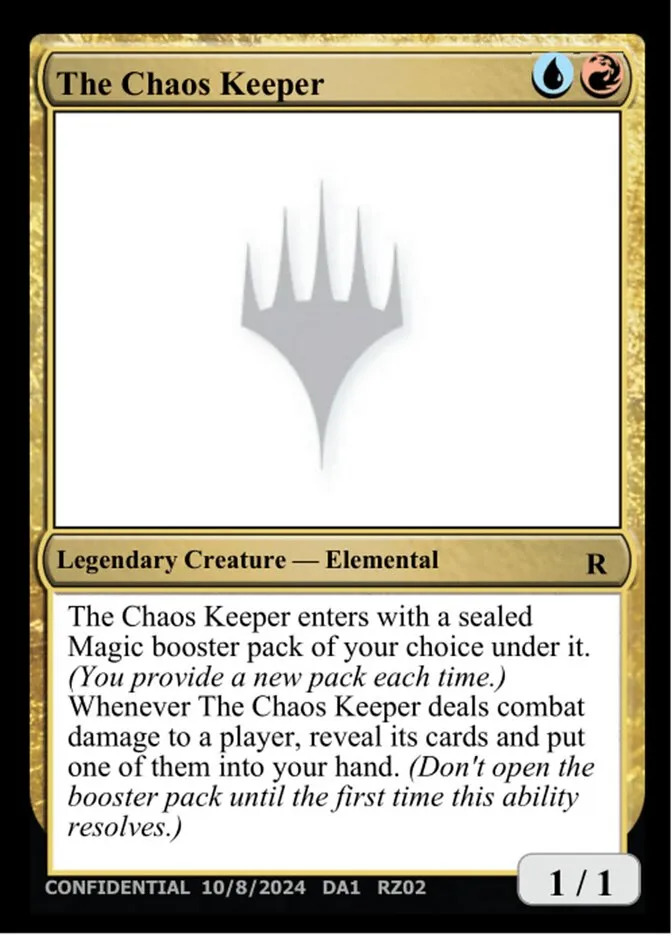 The Chaos Keeper Front Face