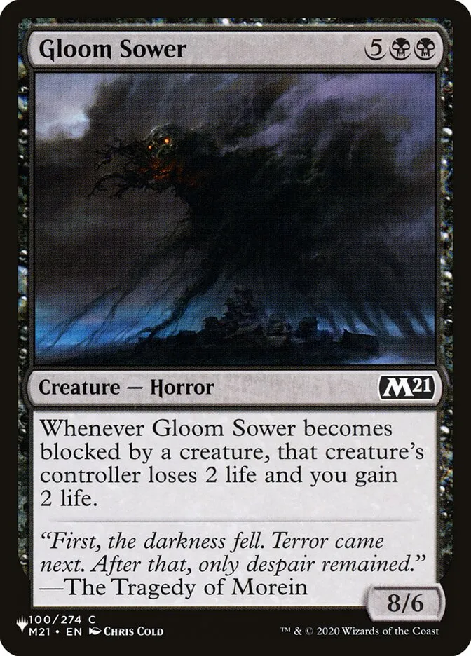Gloom Sower Front Face
