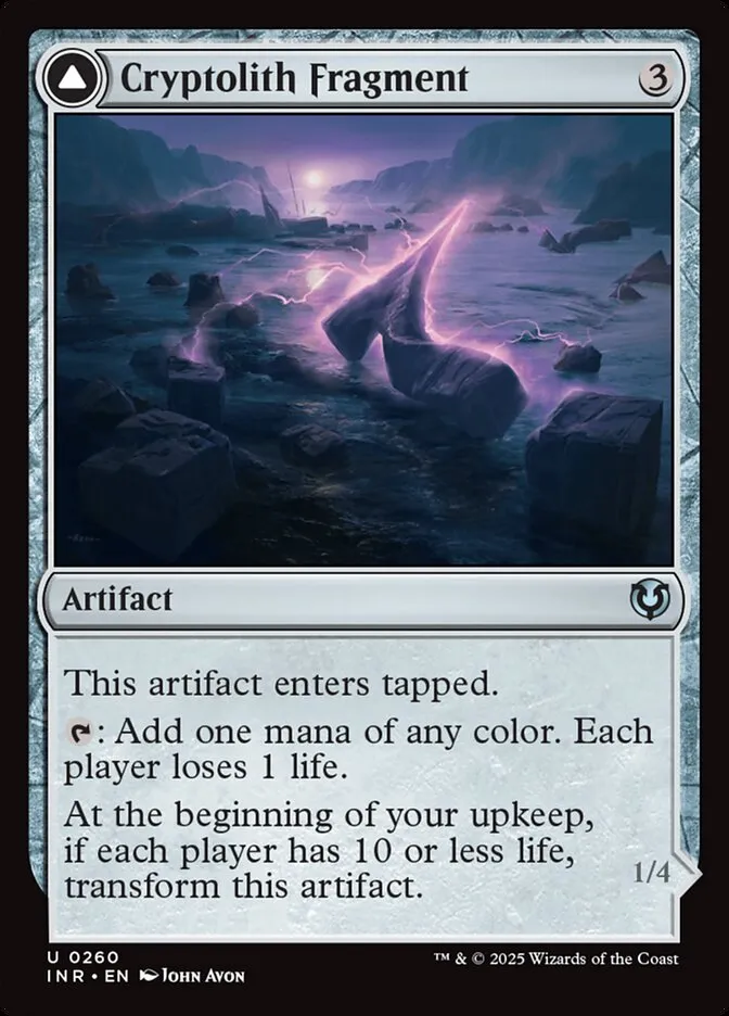 Cryptolith Fragment // Aurora of Emrakul Front Face