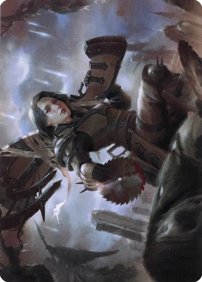 Sawblade Slinger // Sawblade Slinger Front Face
