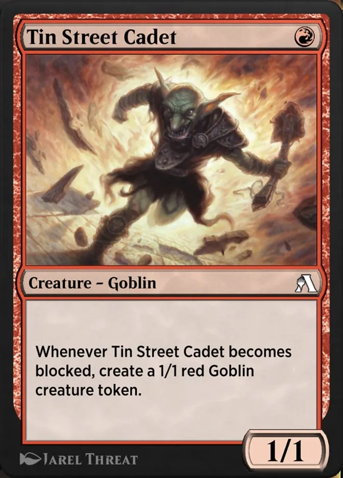 Tin Street Cadet Front Face
