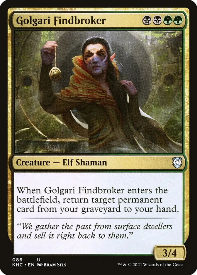Golgari Findbroker Front Face