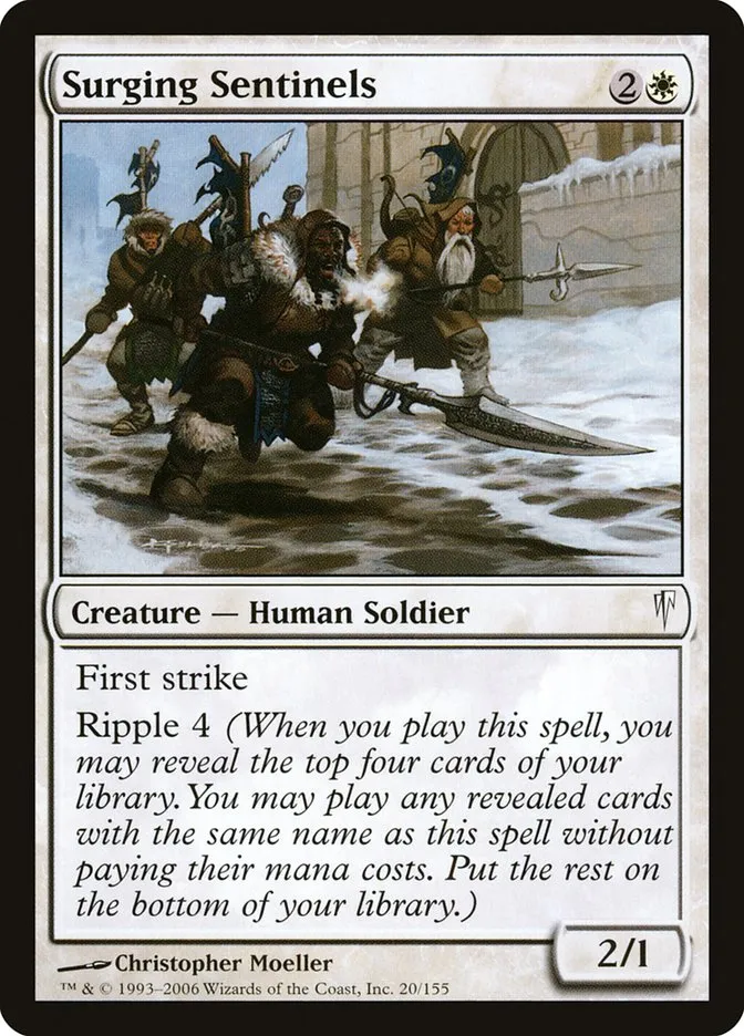 Surging Sentinels Front Face
