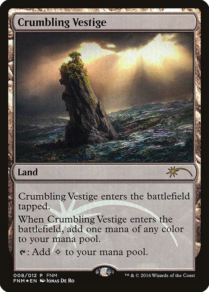 Crumbling Vestige Front Face