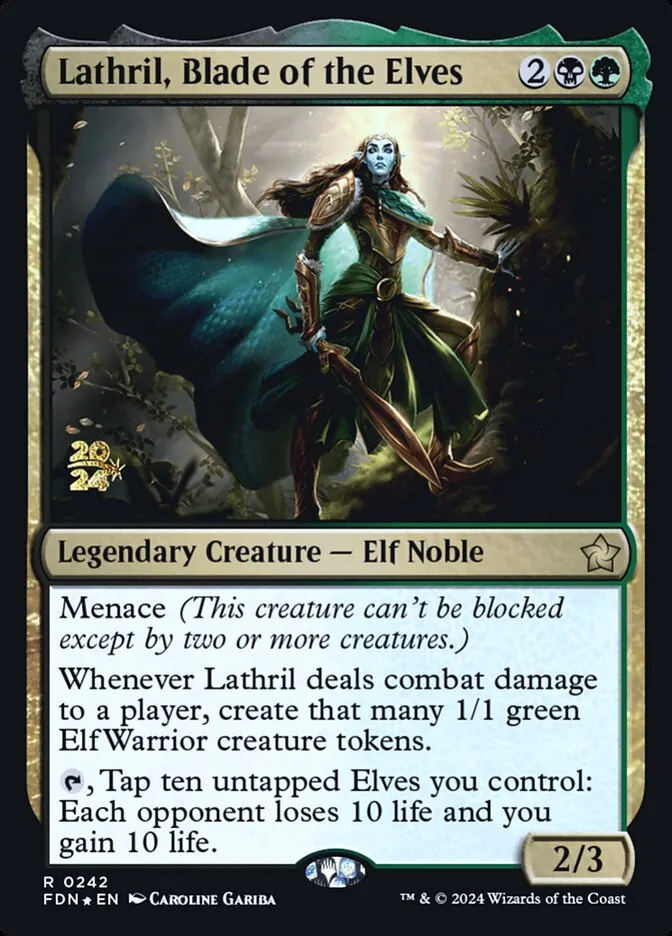Lathril, Blade of the Elves Front Face