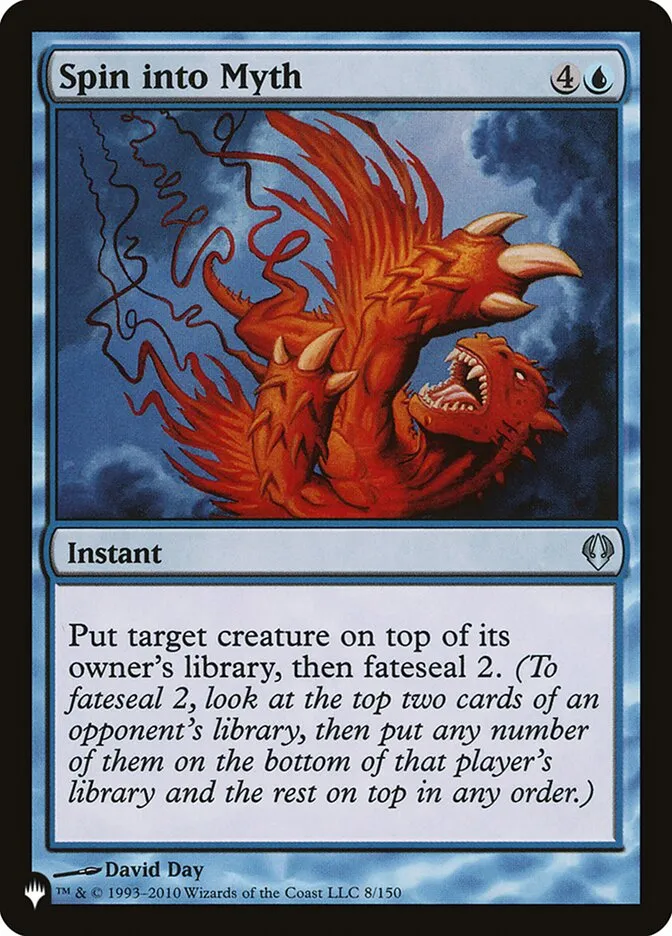 Spin into Myth Front Face