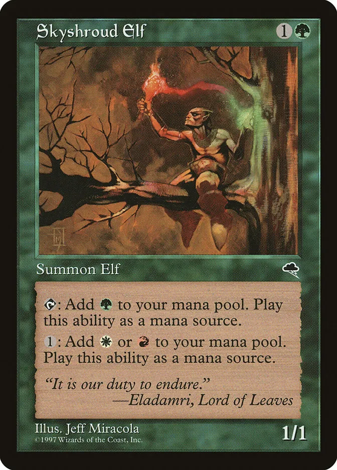 Skyshroud Elf Front Face