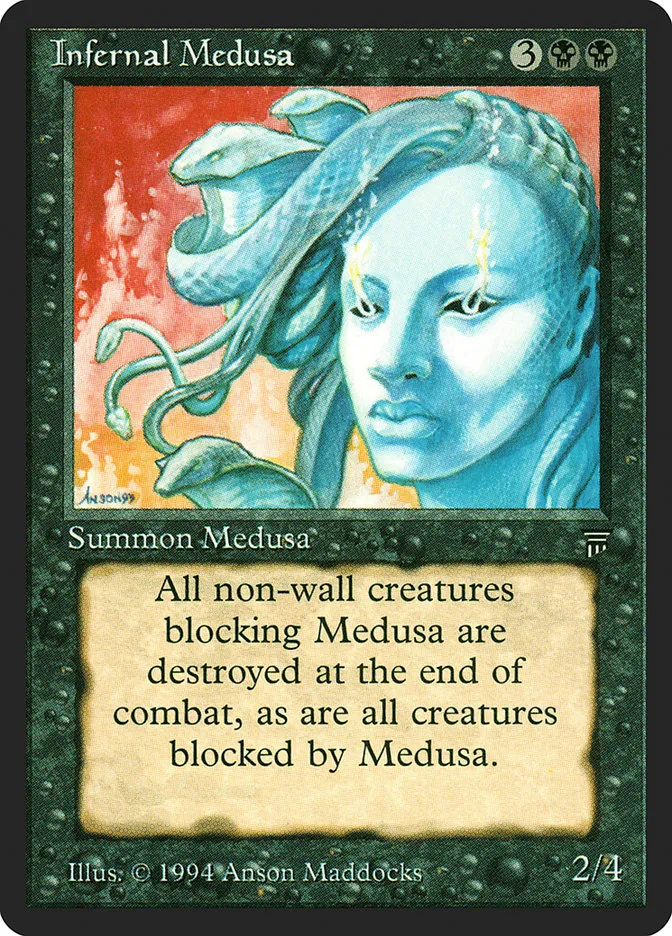 Infernal Medusa Front Face