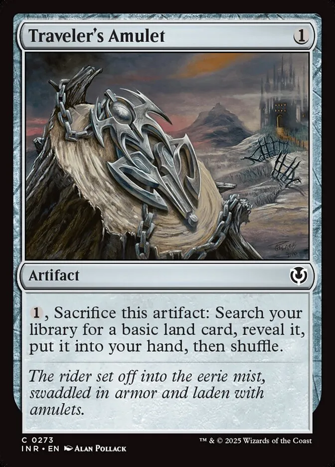 Traveler's Amulet Front Face