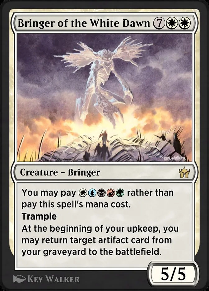 Bringer of the White Dawn Front Face