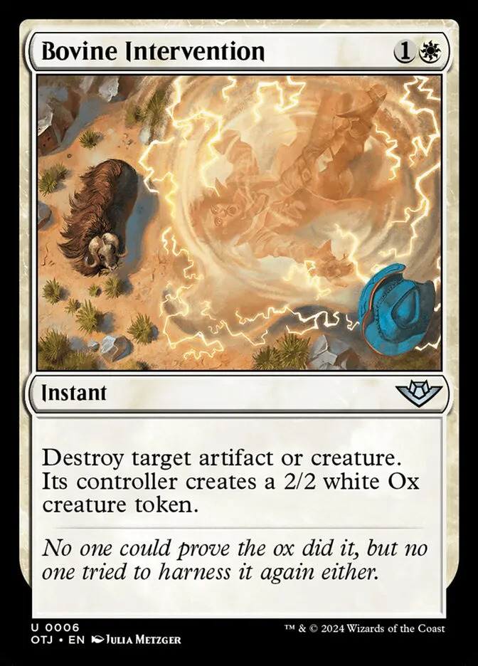 Bovine Intervention Front Face