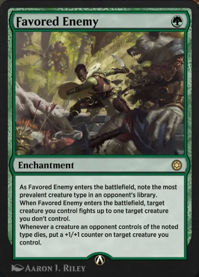 Favored Enemy Front Face