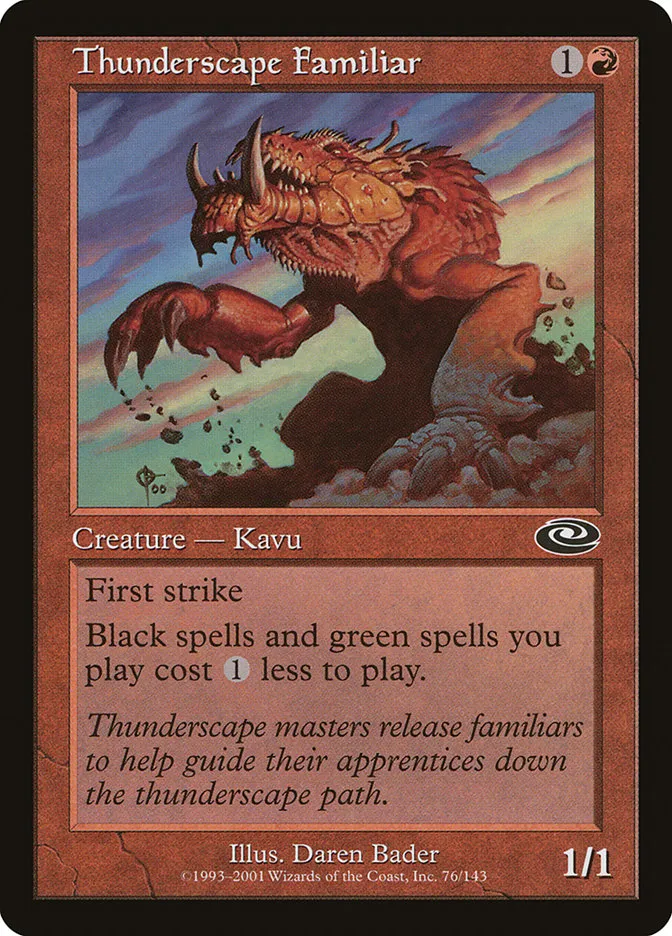 Thunderscape Familiar Front Face