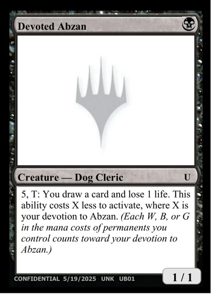 Devoted Abzan Front Face