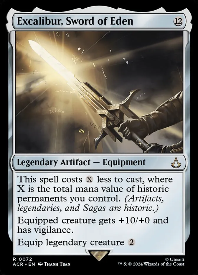 Excalibur, Sword of Eden Front Face