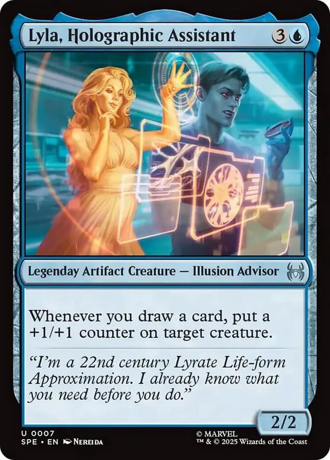 Lyla, Holographic Assistant Front Face