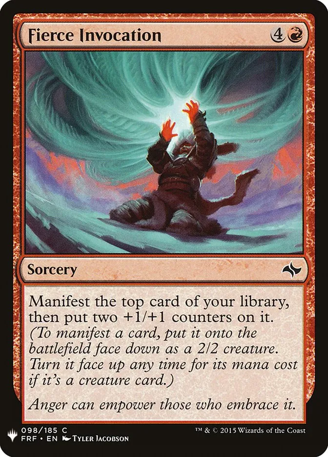 Fierce Invocation Front Face