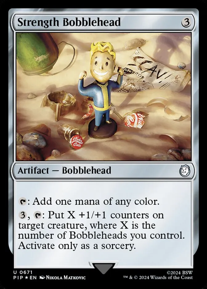 Strength Bobblehead Front Face