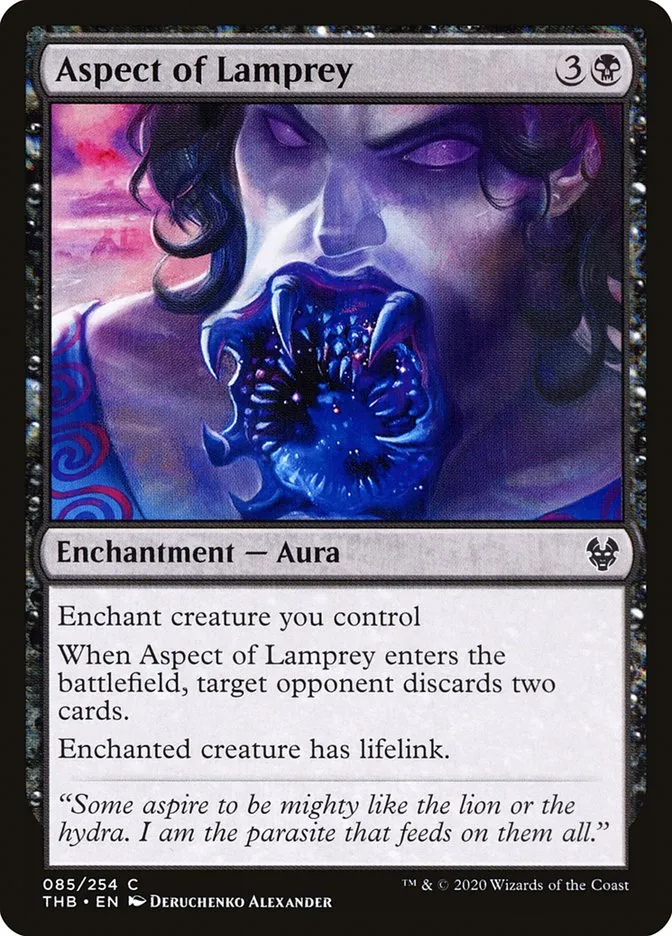 Aspect of Lamprey Front Face