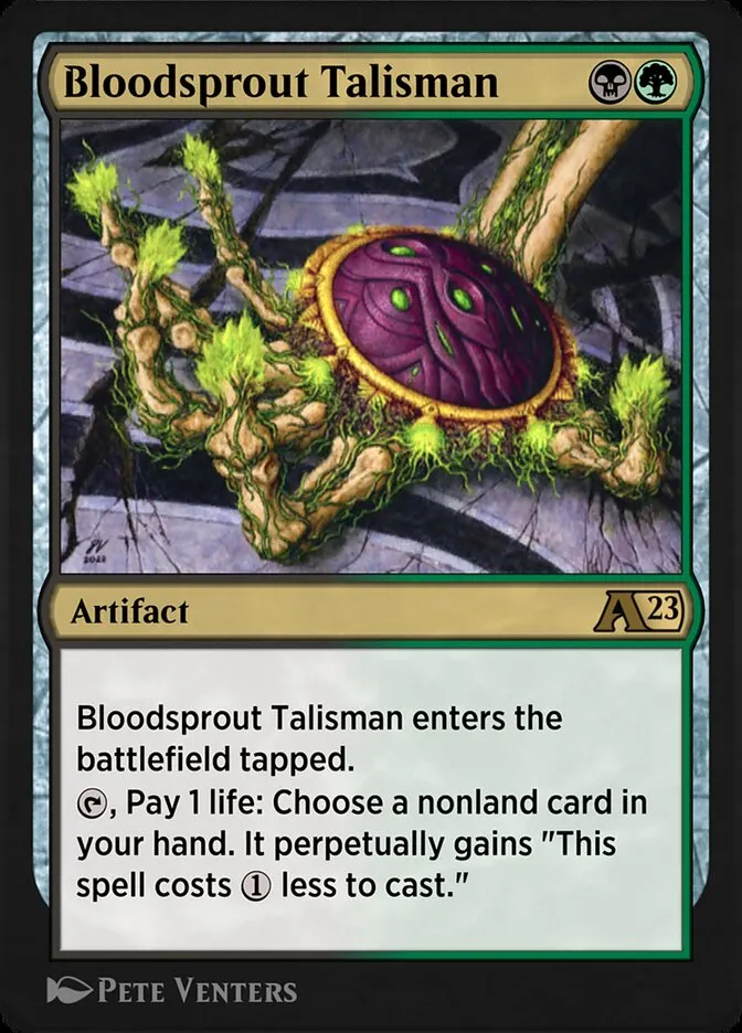 Bloodsprout Talisman Front Face