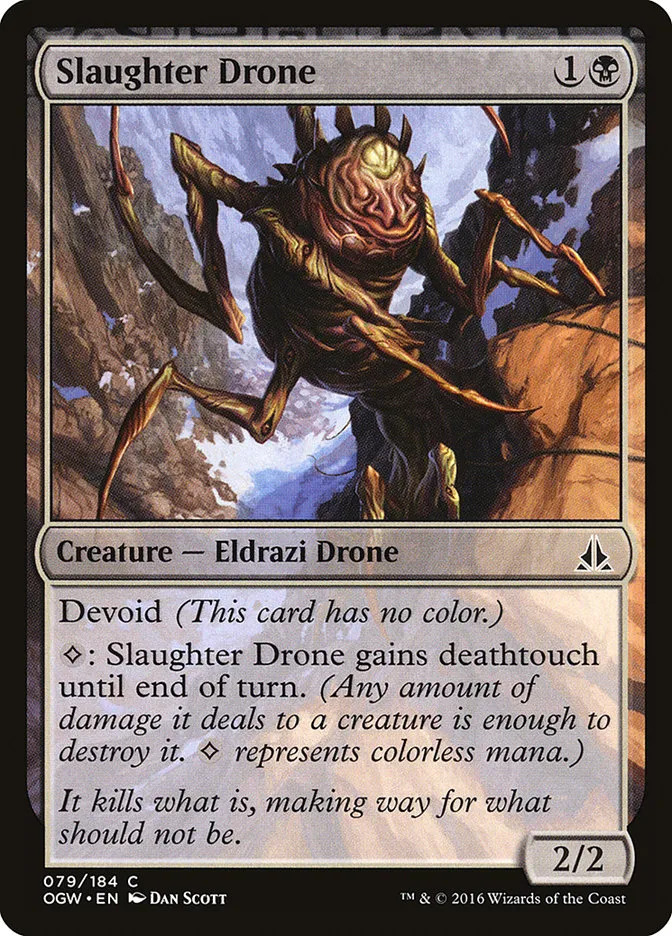 Slaughter Drone Front Face