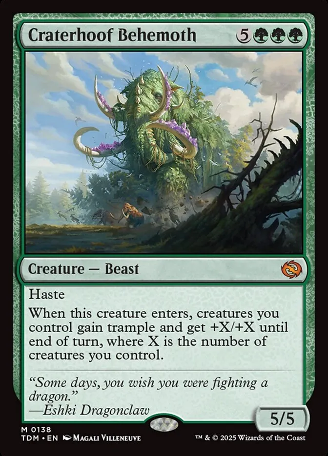 Craterhoof Behemoth Front Face